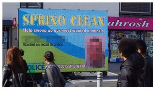 A Digi-Van appeals for public information on behalf of Greater Manchester Police