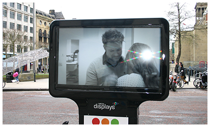 A TV-Bike displays information on behalf NHS